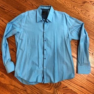 Buckle Printed Button Up